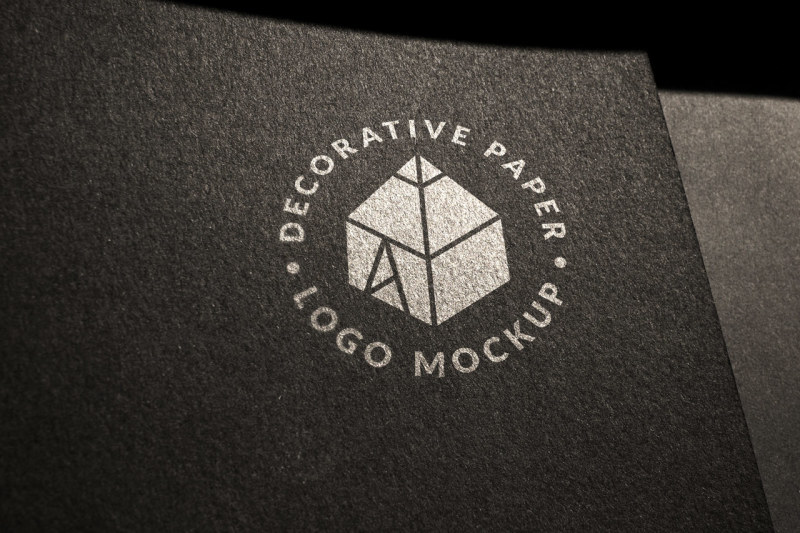 Decorative Paper Logo Mock-up 2 By Graphic Shelter | TheHungryJPEG