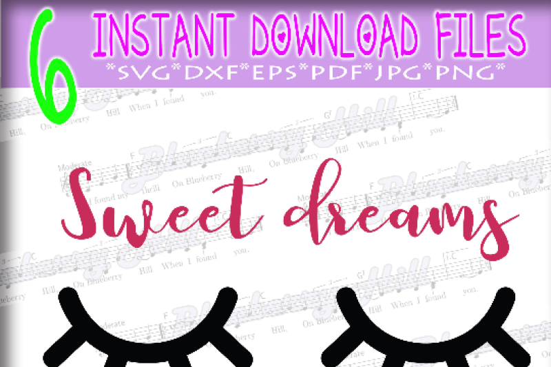 Download Sleepy Eyes Svg Sweet Dreams Svg Sleepy Eyes With Eyelashes Sle By Blueberry Hill Art Thehungryjpeg Com