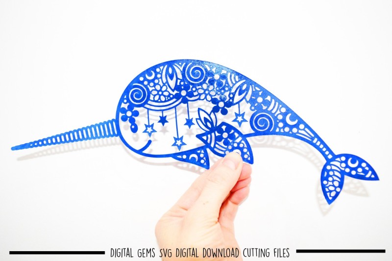 Download Free Narwhal Paper Cut Svg Dxf Eps Files Crafter File