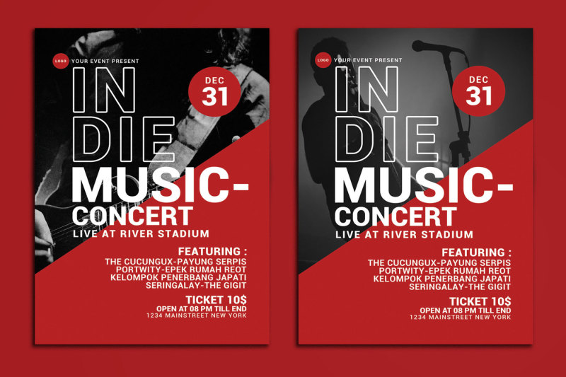 Indie Music Concert By muhamadiqbalhidayat | TheHungryJPEG