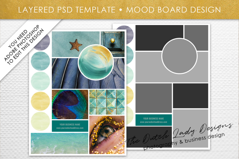 PSD Mood & Vision Board Template #2 By The Dutch Lady Designs ...