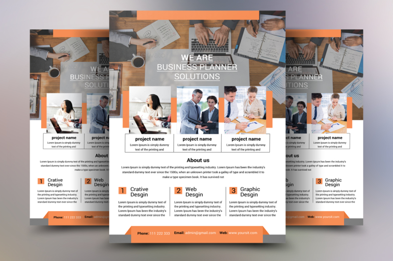 Business Flyer Template - M1 By Ayme Designs 