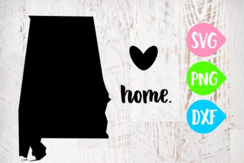 Download Free Alabama Home Cut File Crafter File