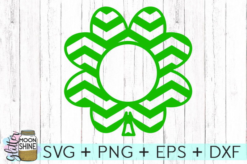 Download Chevron Shamrock Monogram Frame Svg Dxf Png Eps Cutting Files Design 3d Svg File Free Download
