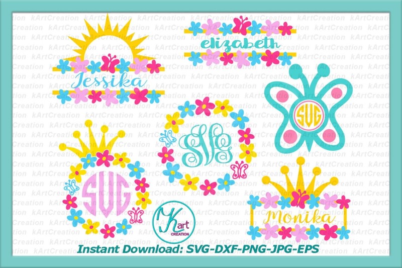 Download Free Free Princess Monogram Svg Butterfly Monogram Svg Flowers Monogram Svg Crafter File PSD Mockup Template