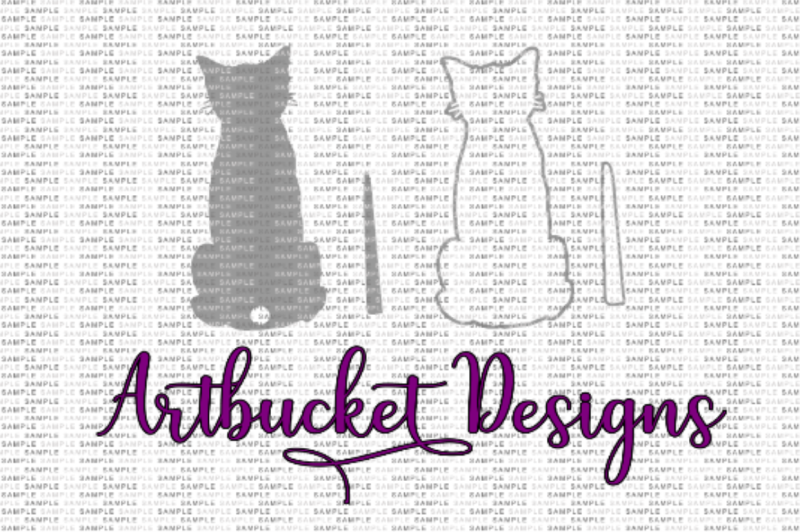 Cat Vehicle Wiper Decal Design By Artbucket Designs TheHungryJPEG