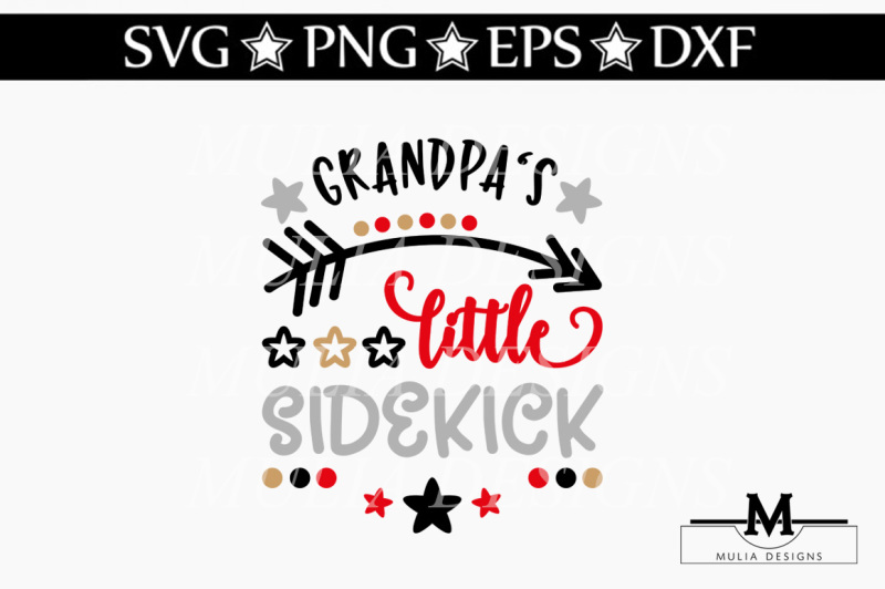 Download Free Grandpa'S Little Sidekick Svg Crafter File