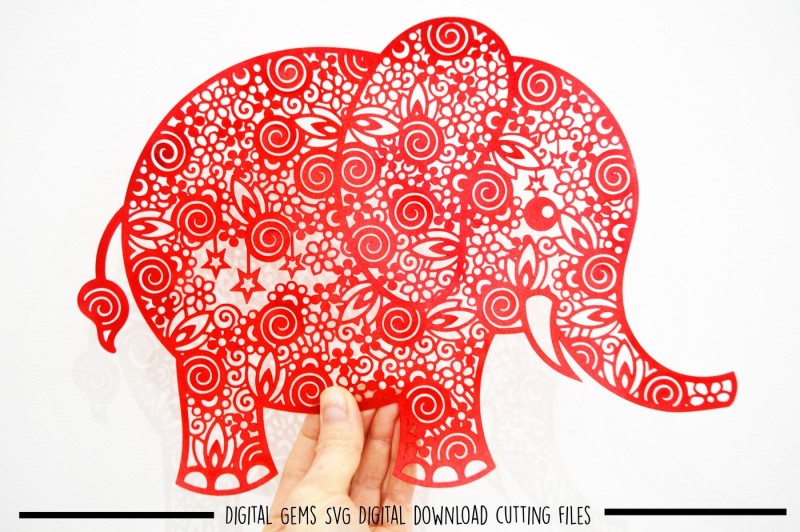 Download Free Elephant Paper Cut Svg Dxf Eps Files Crafter File Cut File Svg Free Vector