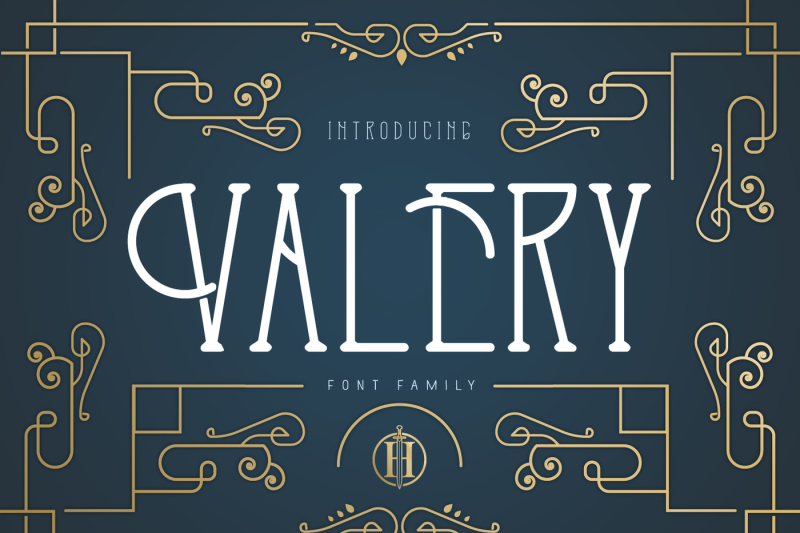 Valery By Heroglyphs Studio | TheHungryJPEG