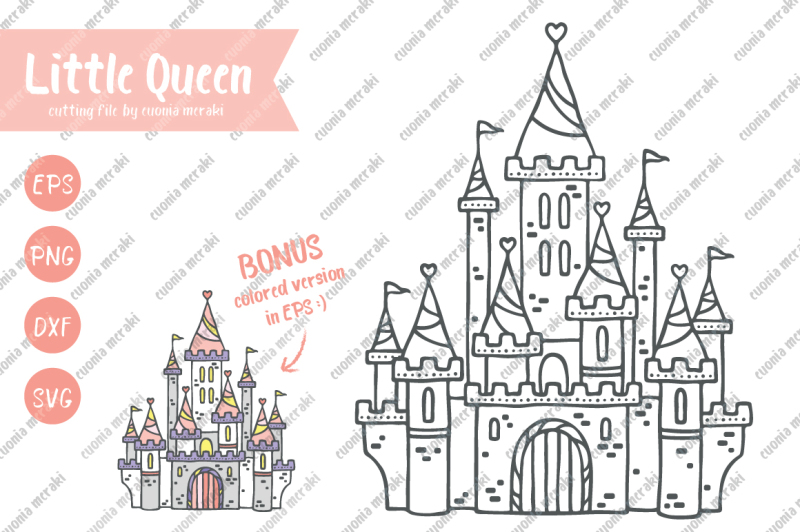 Download Free Little Queen Cutting Files Princess Castle Fairytale Crafter File Free Svg Jpeg Design Files For Cricut Cameo