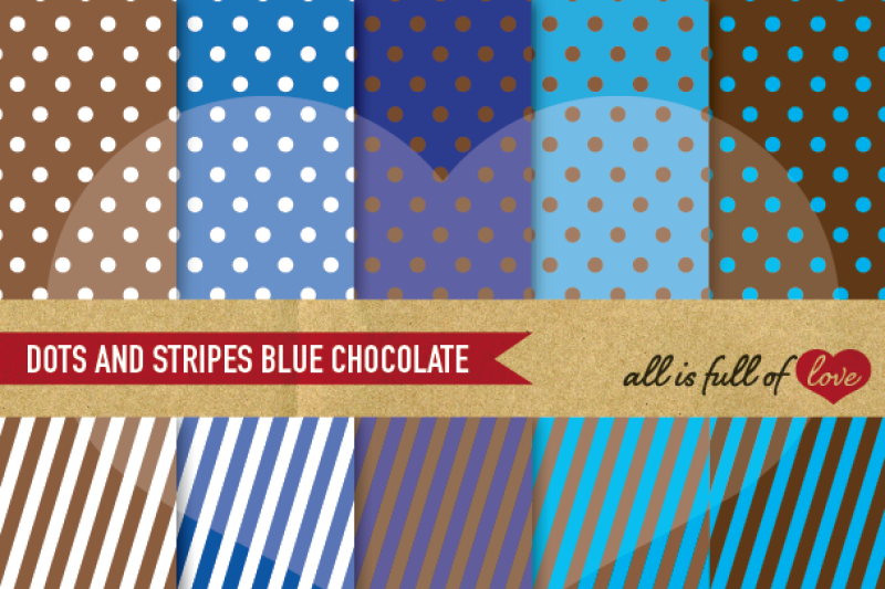 Download Free Dots And Stripes Digital Background Patterns In Brown And Blue Crafter File Free Svg Cut Files For Cricut And Silhouette