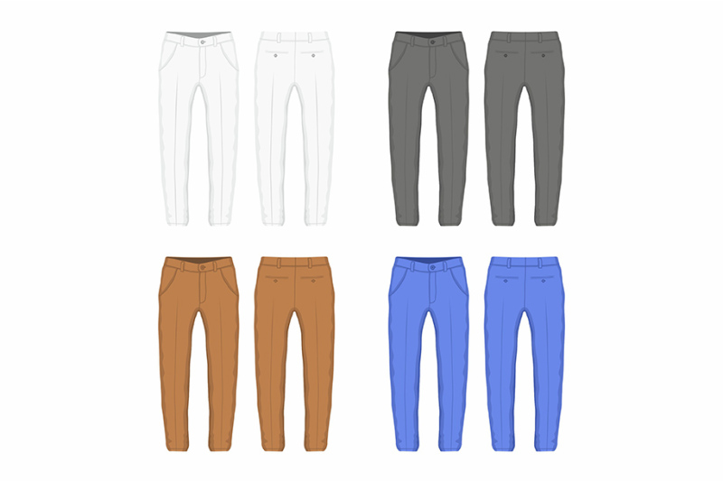 Men's trousers By Volyk | TheHungryJPEG