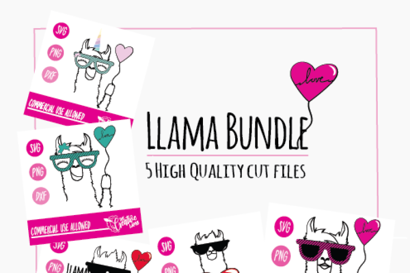 Download Llama Bundle Download Free Svg Files Creative Fabrica SVG Cut Files