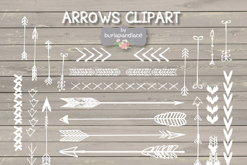 Chalkboard Clipart Tribal Doodle Arrows Navaho Clip Art Hand Drawn Clipart Arrows Chalkboard Arrows Clip Art