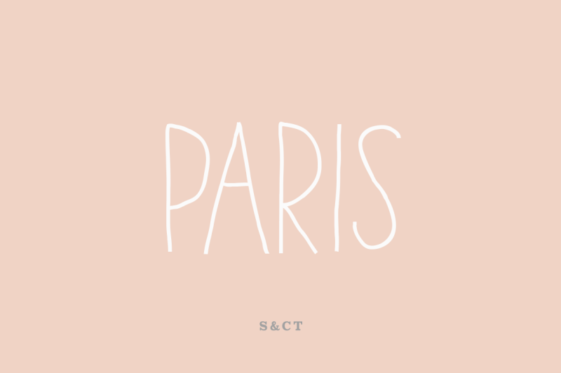 Paris Font Pack By S C Type Thehungryjpeg Com