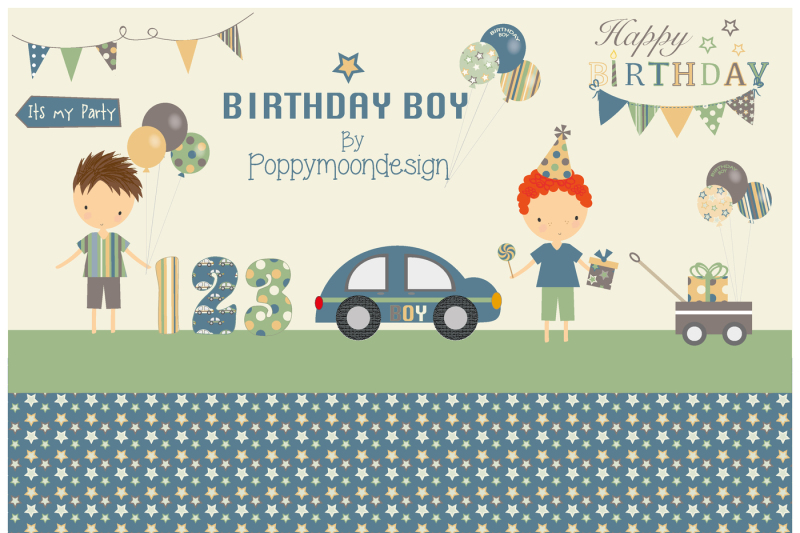 Download Free Free Boys Birthday Pack Crafter File Download Free Svg Files Creative Fabrica PSD Mockup Template