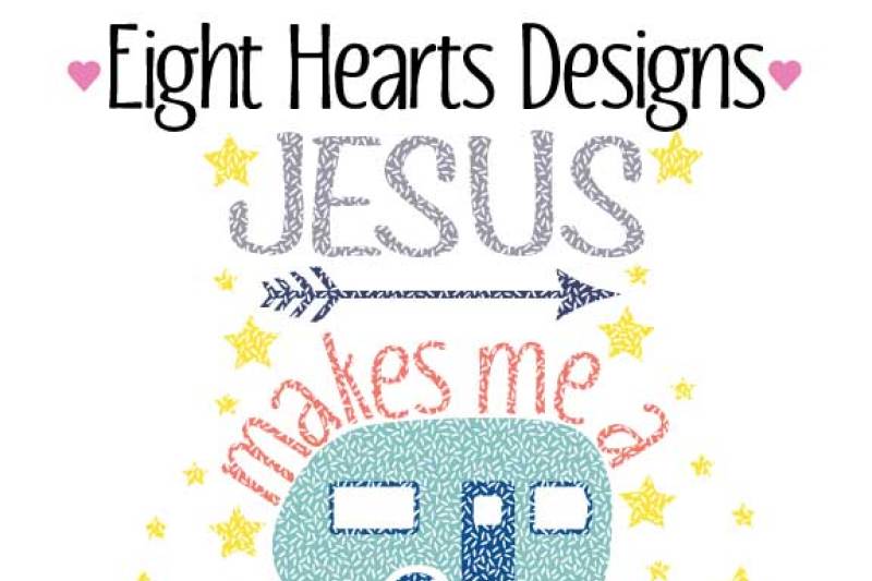 Jesus Makes Me A Happy Camper Svg Dxf Png Eps Designs Cutting Files Great For Tshirts Wood Signs Flags By Eight Hearts Designs Thehungryjpeg Com