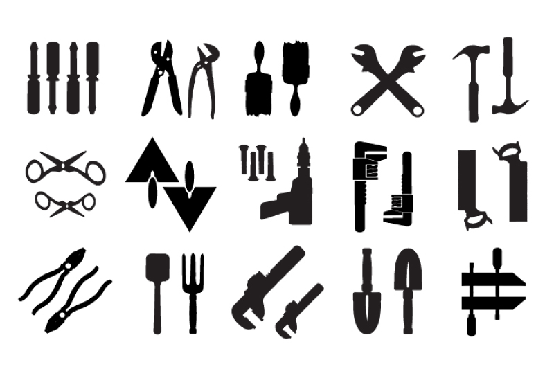 Download Free Set Of Building Tools Crafter File