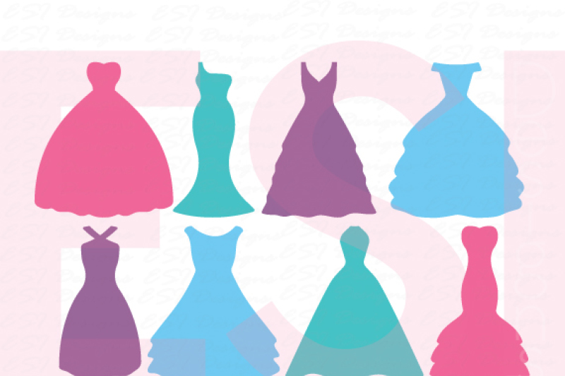 Free Silhouette Wedding Dress Designs Svg Svg File Free Scan And Cut