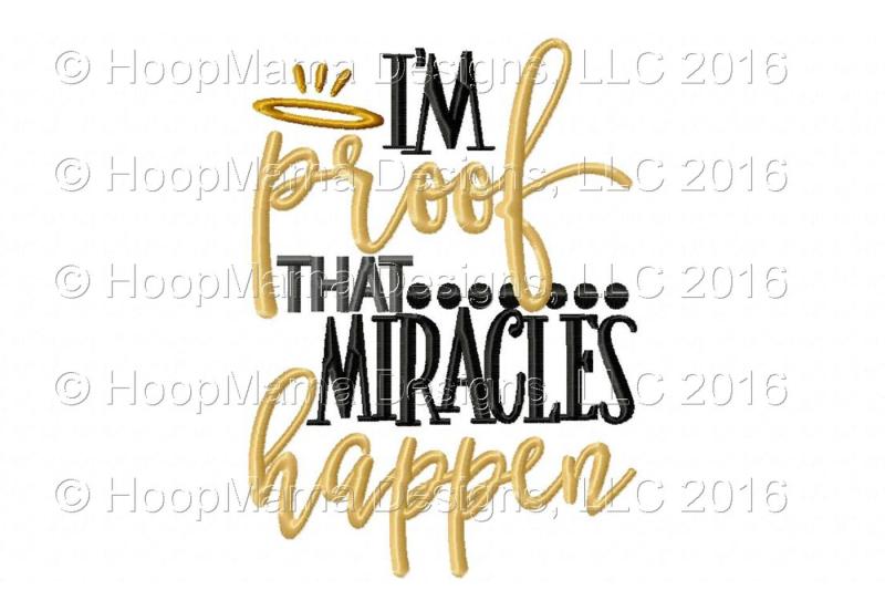 Miracles Happen svg cut file and jpg printable