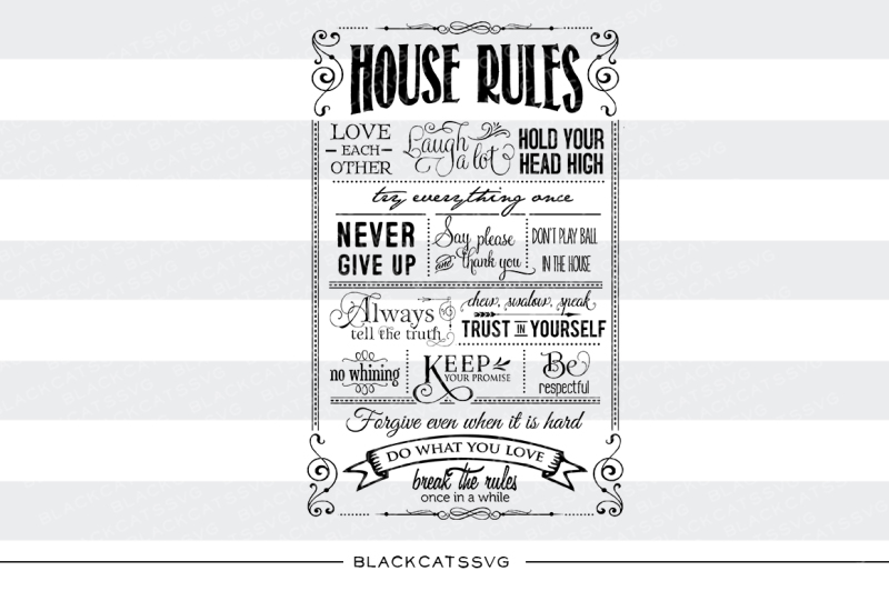 Download Free Free House Rules Svg Crafter File Free Psd Mockup Tshirt And More SVG Cut Files