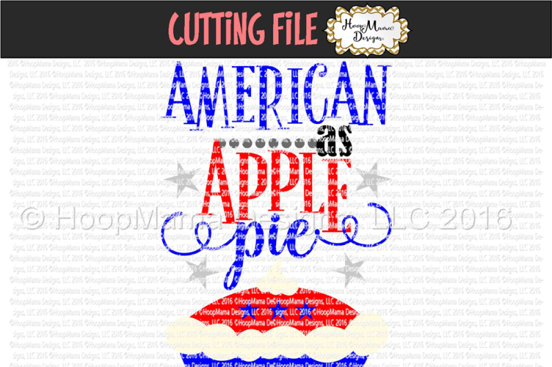 Download American As Apple Pie By Hoopmama Designs Thehungryjpeg Com