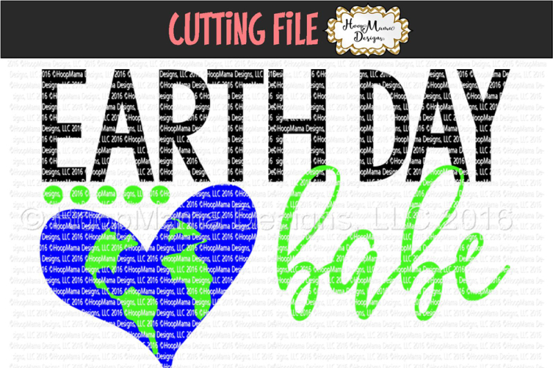 Earth Day Babe By HoopMama Designs | TheHungryJPEG