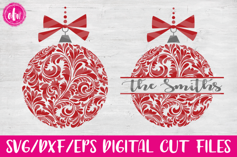 Flourish Christmas Ornaments Svg Dxf Eps Cut Files Scalable Vector Graphics Design 5846 Best Free Svg Cut Files Images In 2019