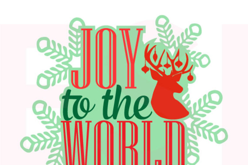 Free Joy to the World Quote Design - Christmas - SVG, DXF, EPS ...