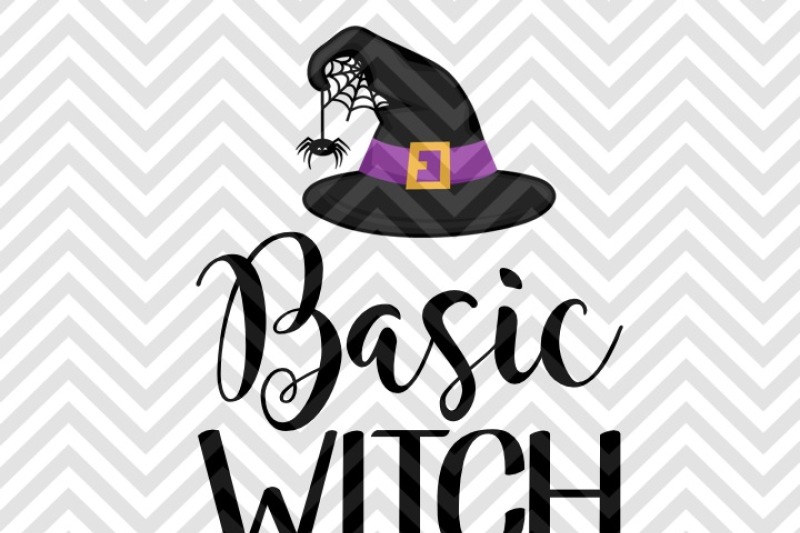 Basic Witch Halloween By Kristin Amanda Designs Svg Cut Files Thehungryjpeg Com