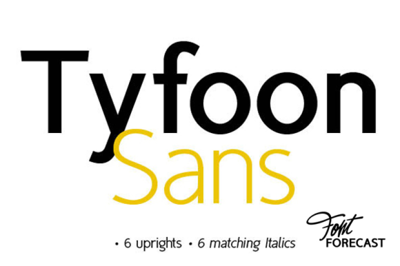 Free Tyfoon Sans Script Fonts