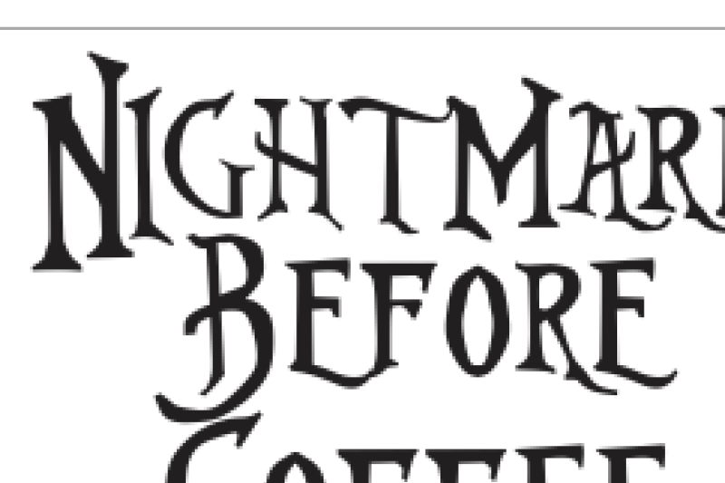 Free Free 83 Nightmare Before Christmas Coffee Svg SVG PNG EPS DXF File