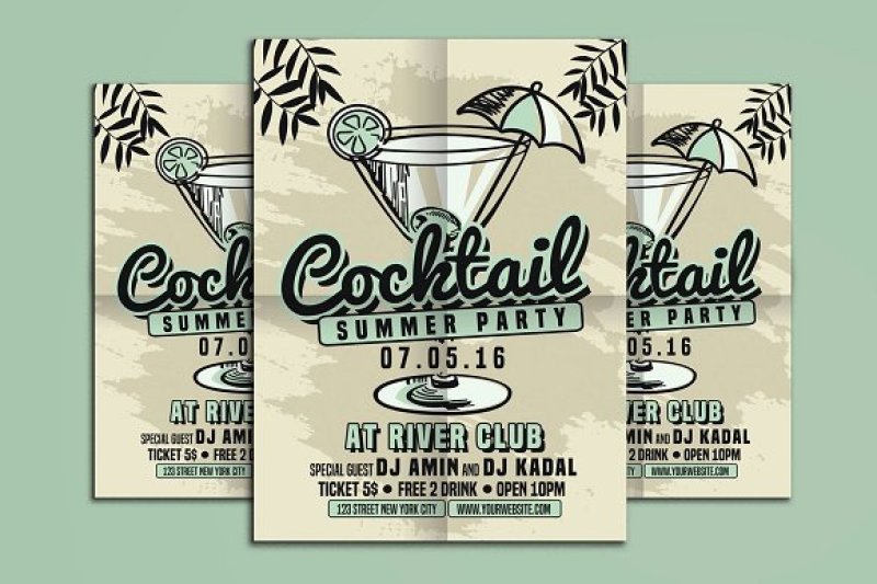 Cocktail Summer Party By muhamadiqbalhidayat | TheHungryJPEG