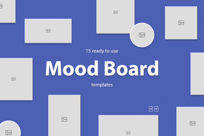 Mood Board Templates By Web Donut | TheHungryJPEG