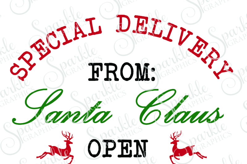 Free Special Delivery From Santa Svg Free Icons Files In Png Eps Svg Format