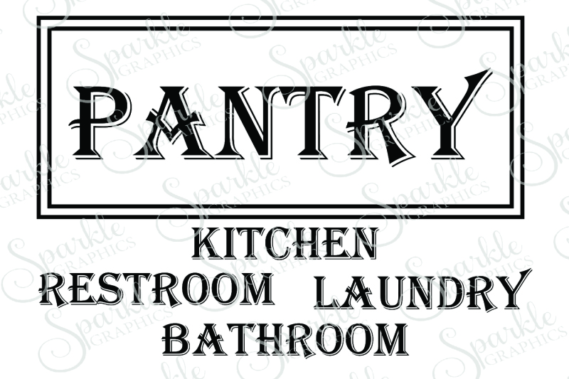 Download Free Door Cut File Pantry Kitchen Restroom Laundry Bathroom PSD Mockup Template