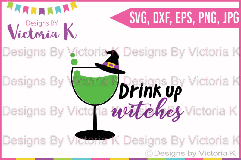 Download Free Drink Up Witches Halloween Wine Glass Svg Dxf Cut Files Download Free Svg Files Creative Fabrica SVG Cut Files