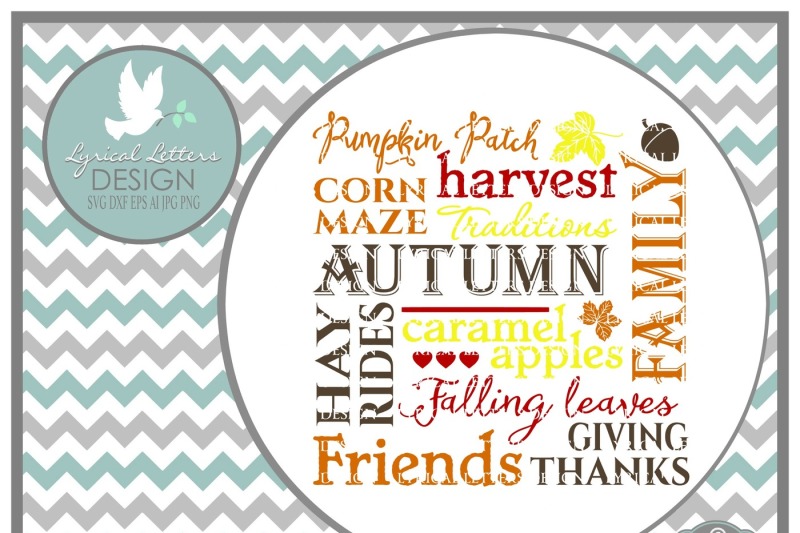 Download Free Fall Autumn Subway Art Svg Dxf Eps Ai Jpg Png Crafter File