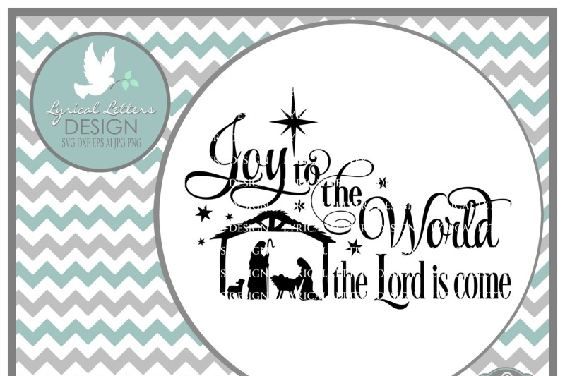Download Free Free Joy To The World Christmas Nativity Svg Dxf Eps Ai Jpg Png Crafter File PSD Mockup Template