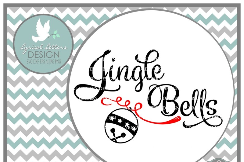 Download Free Jingle Bells With Bell Christmas Svg Dxf Eps Ai Jpg Png Crafter File Free Svg Jpeg Design Files For Cricut Cameo