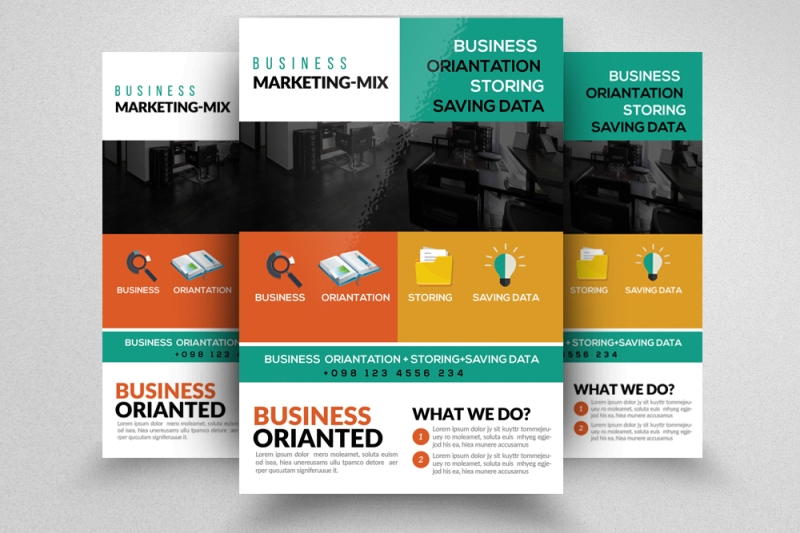 Business Corporate Flyer Template By Designhub | TheHungryJPEG