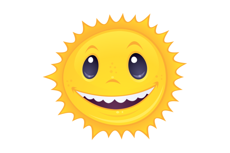 Sun is smiling. Смайл солнце. solnte. depositphotos_141925082-stock-illustration-smiling-sun-cartoon.