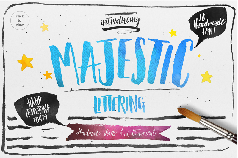 Majestic Lettering By Efe Gursoy Thehungryjpeg Com