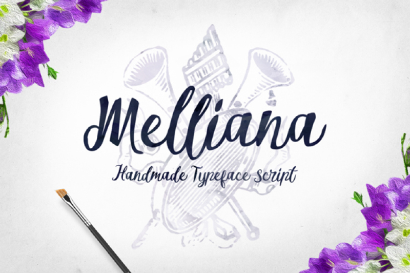 Melliana Script By Ianmikraz Studio Thehungryjpeg Com