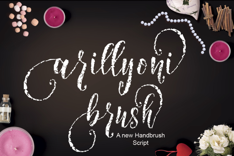 Free Arillyoni Brush Script Fonts