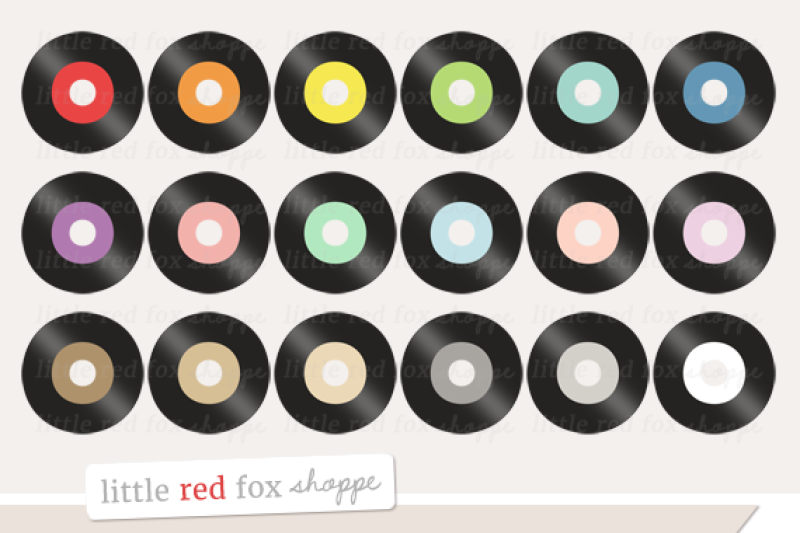 Vinyl Clipart By Little Red Shoppe | TheHungryJPEG