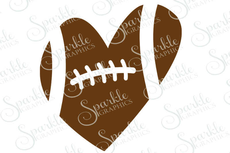 Free Football Heart Svg Free Svg Cut Files Silhouette