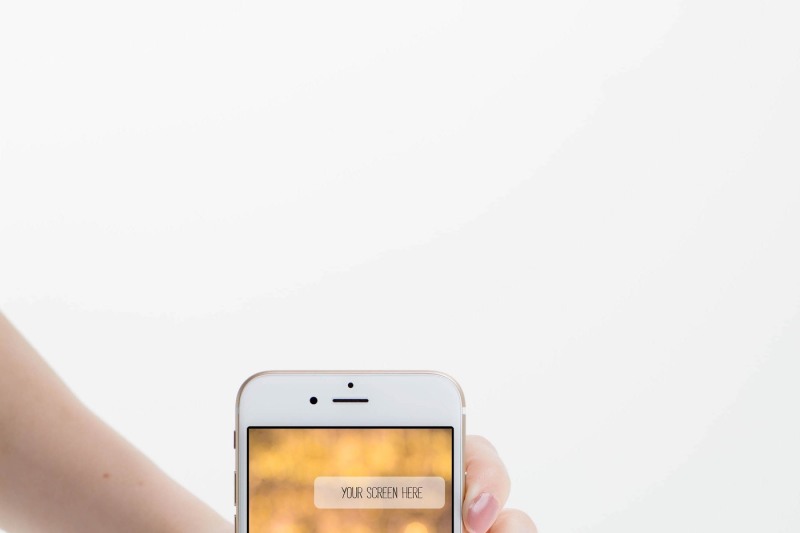 Download Iphone Mockup Psd Hand Yellowimages