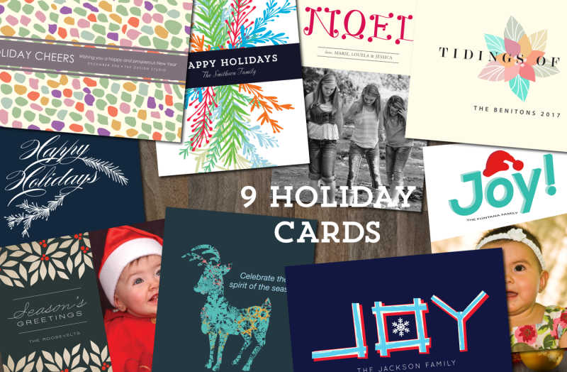 9 Holiday Cards Templates By Aticnomar | TheHungryJPEG