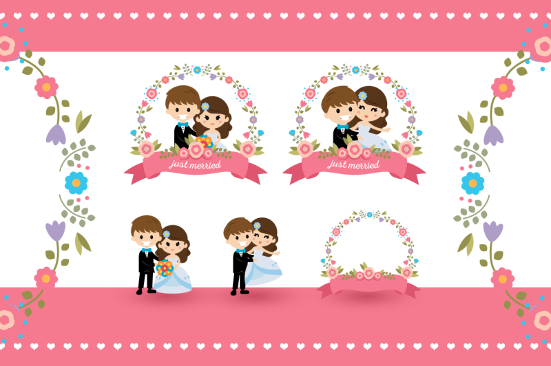 Free Wedding Married Mascot Invitation Svg Free Download Sparkol Svg Images